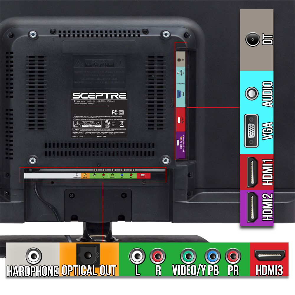 X322BVMQCC 32" LED HDTV